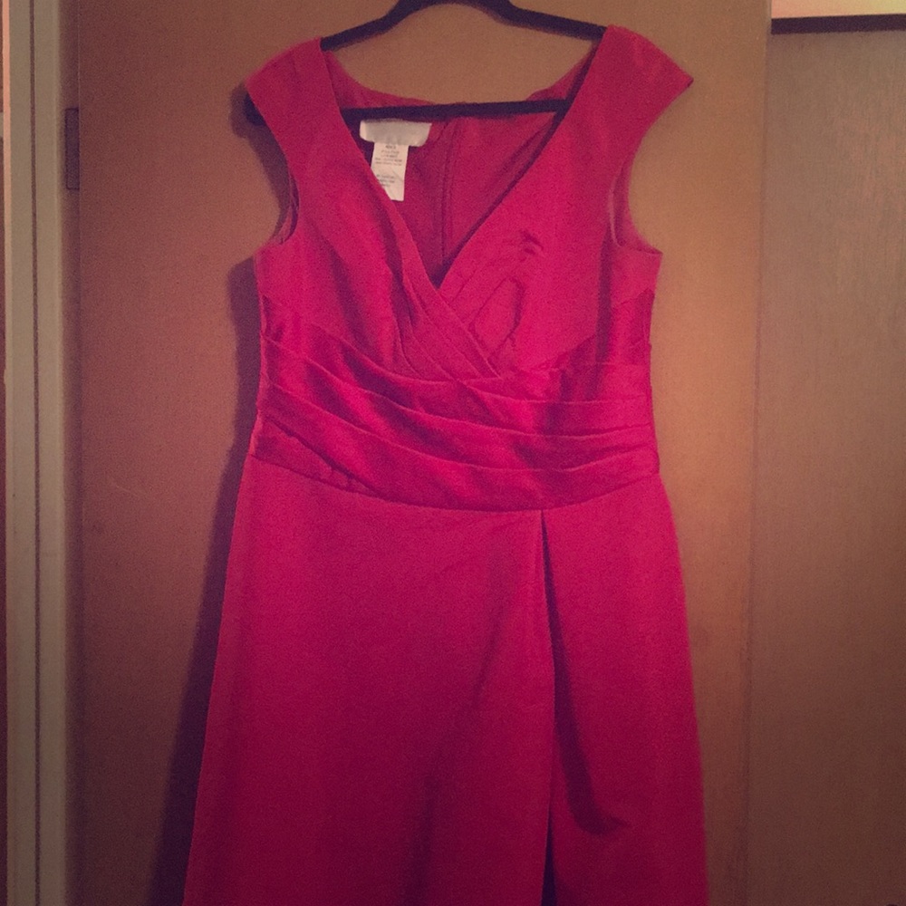 Red after 5 cocktail sleeveless dress
